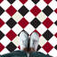 Victorian Diamond Tiles Floor Stickers - 120cm x 60 cm