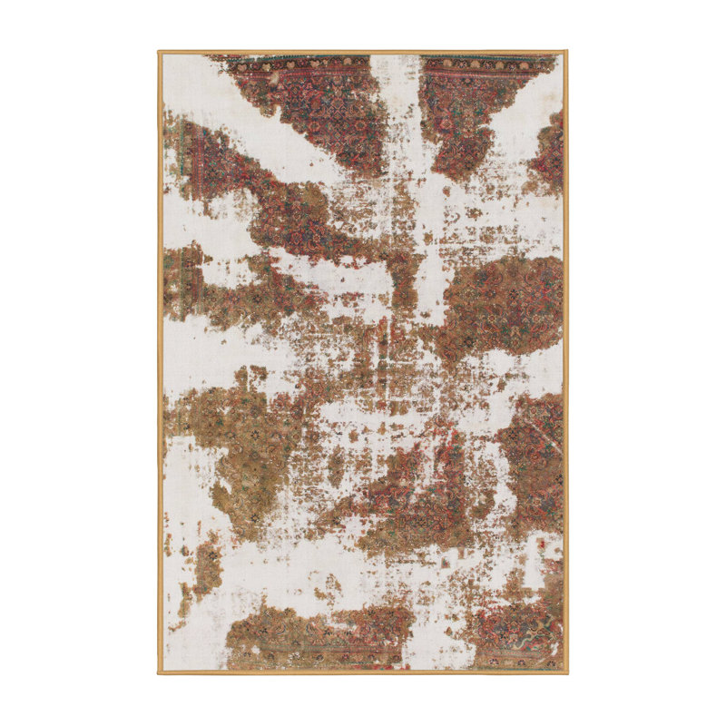 Abstract Indoor Rug, Rectangle 4' x 6'