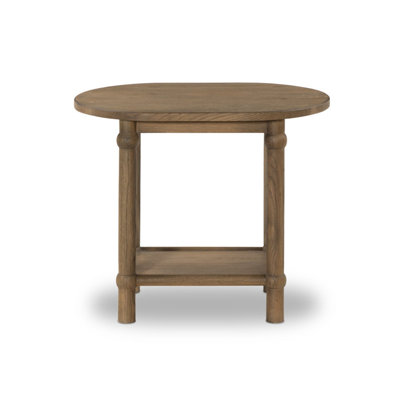Charnes End Table, Warm Natural Oak