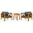 3 Piece Patio Conversation Set-266587327