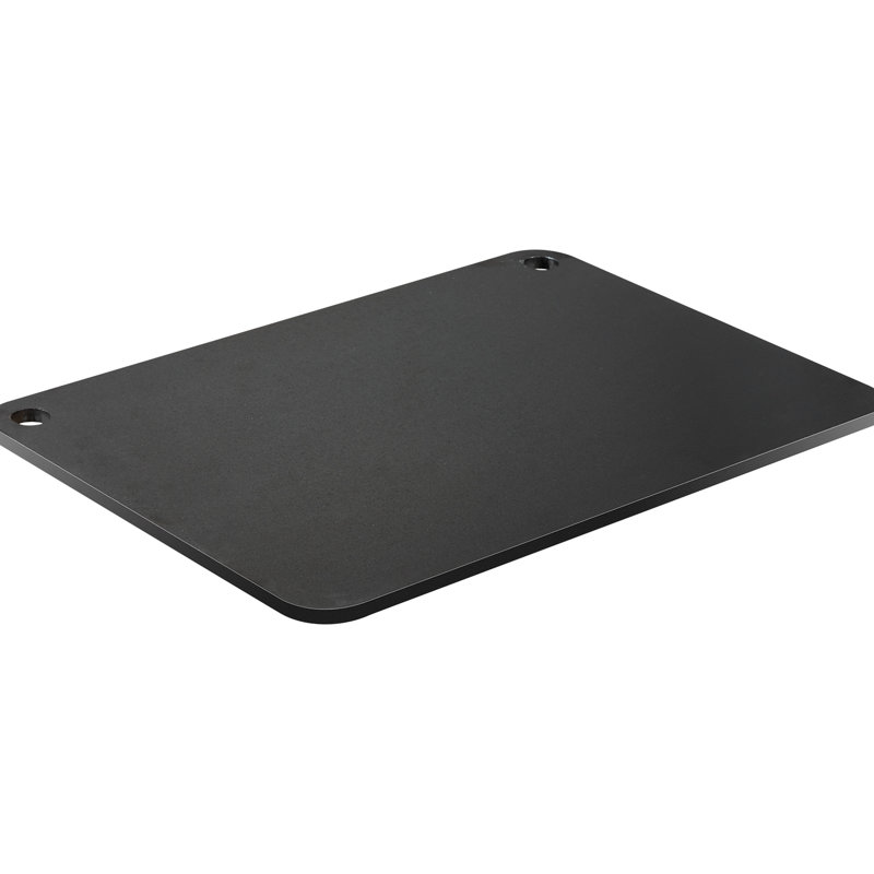 Pierre à cuisson en acier au carbone de 3/8 po d'épaisseur, 20 po x 14 po, pré-assaisonnée, haute conductivité, robuste, trou pour le pouce pour une plaque de transport rapide et facile, surface lisse, four idéal