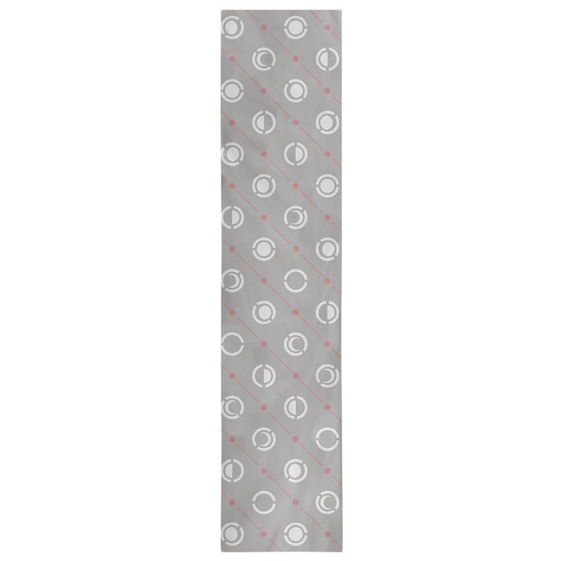 Classic Moon Phases Table Runner, 16" x 72", Apple Red Accent