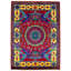 Tapis décoratif en laine de conception unique noué à la main New Age de 6 pi 1 po x 8 pi 3 po Deshandra
