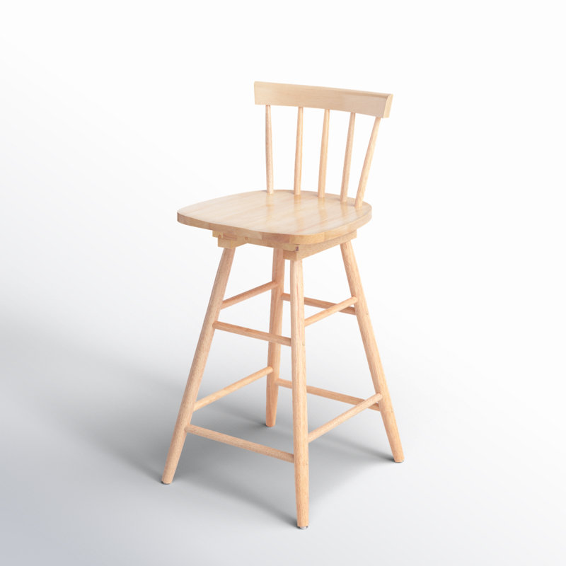 Tabouret de comptoir pivotant Portside, Naturel
