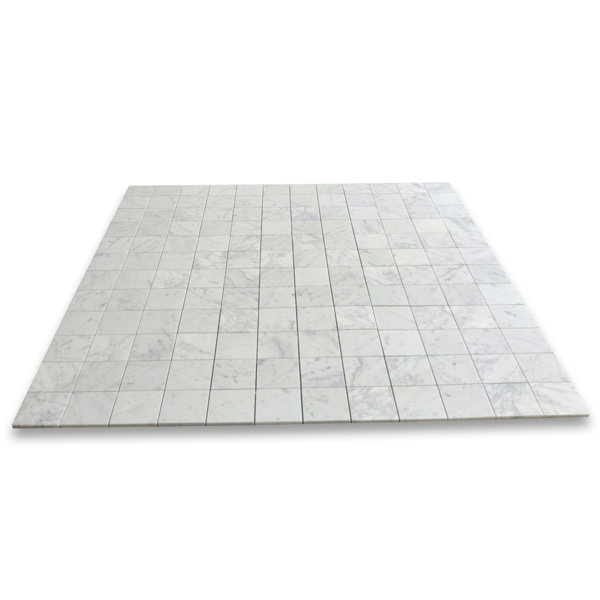 12" x 12" Marble Grid Mosaic Wall & Floor Tile