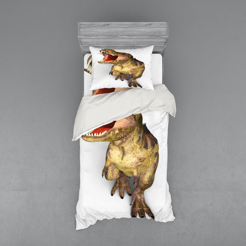 Ensemble de housse de couette dinosaur, Housse de couette simple TG + 2 articles suppléme
