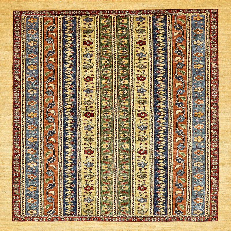 Abstract Indoor Rug, Square 7'