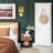 Medau Modern 1 Light Crystal Wall Sconce