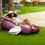 Fauteuil à billes pour l'extérieur de type chaise longue pour s'allonger au soleil avec coussin Gemma Arlo-29001358