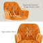 Velvet Tufted Upholstered Armchair Runge-384392279
