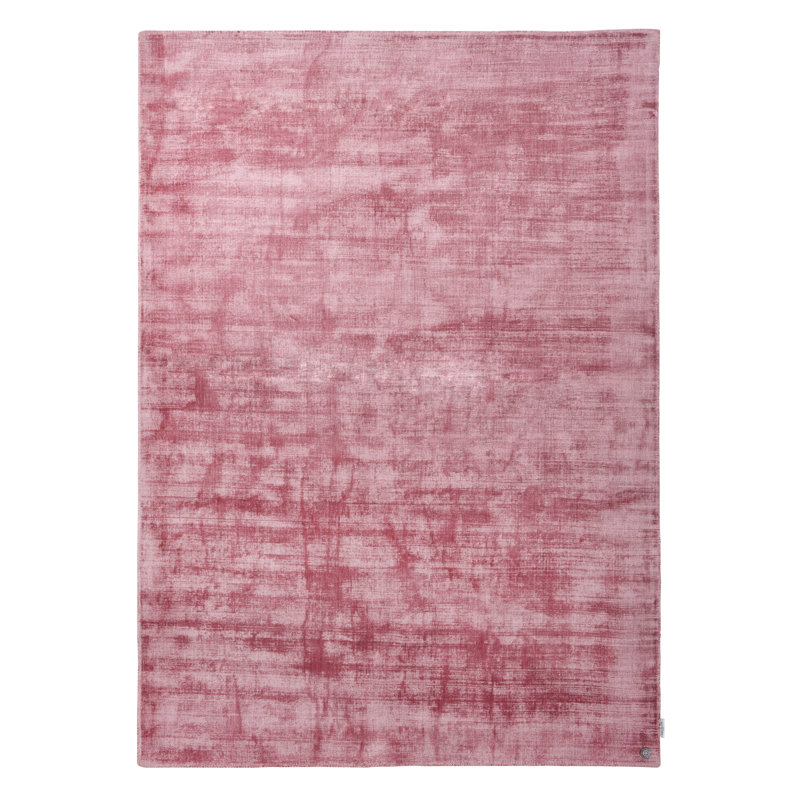 Handmade Flat-weave Rug Shine in Pink, Rectangle 140 x 200cm