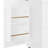 White Rolling Kitchen Island - 3 Drawer, 2 Slide-out Shelf, Internal Storage, Rubber Wood, , 43"d For Organized Rectangular Cart With Storage Drawers, Shelves, White, Wood Tabletop, 50"w X 36.95"h-2144901271