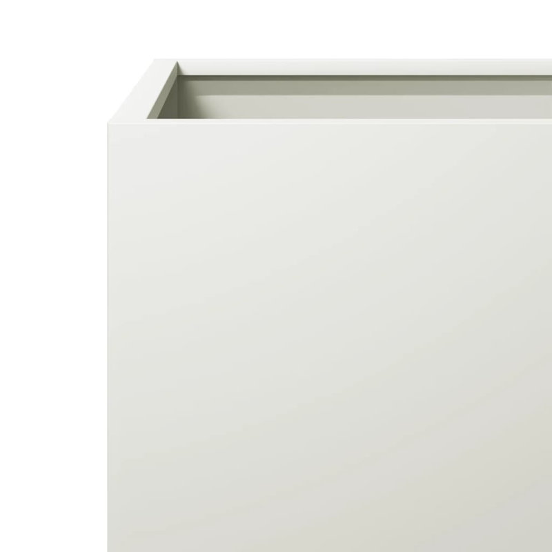 Ashvini Planter Box, White , 19.69" H x 19.69" W x 19.69" D