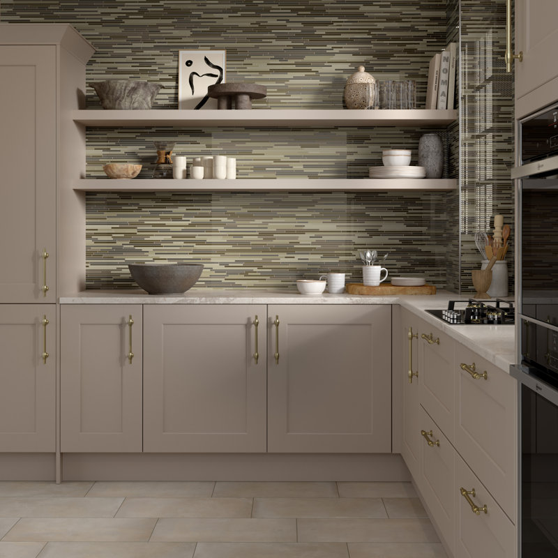 Infinity Time 12 in. x 12 in. Glossy Glass Wall Tile (11.52 sq. ft./Case)