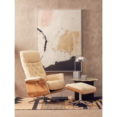 Zora 83cm Wide Swivel Standard Recliner