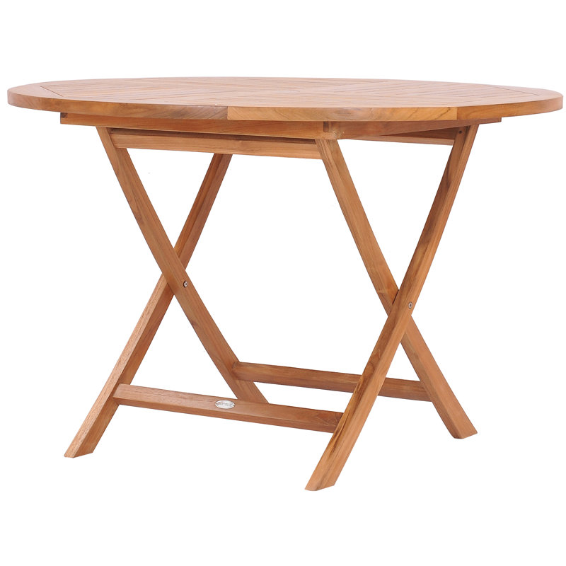 Java Outdoor Patio Folding Teak Wood Bistro Table