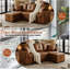 Canapé-lit, canapé modulaire avec lit escamotable, méridienne réversible, canapé modulaire avec rangement, tissu respirant, solution pour petit espace, canapé-lit convertible, mobilier de salon, canapé en L-276646079