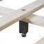 Lit plateforme tapissier avec tissu bouclé-855304681