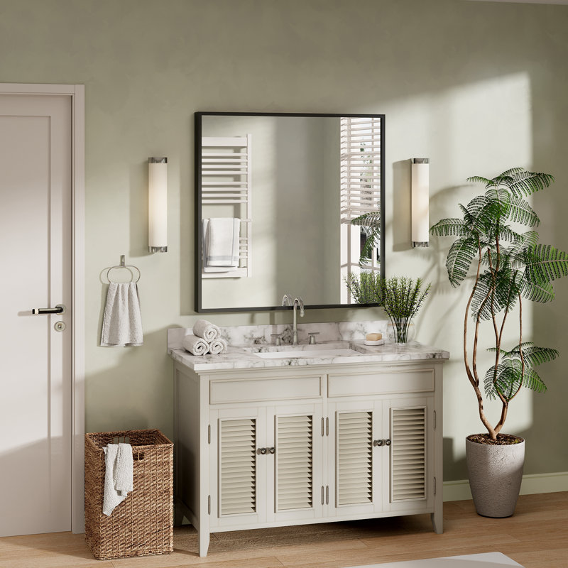 Miroir de salle de bain mural, 36 po x 36 po