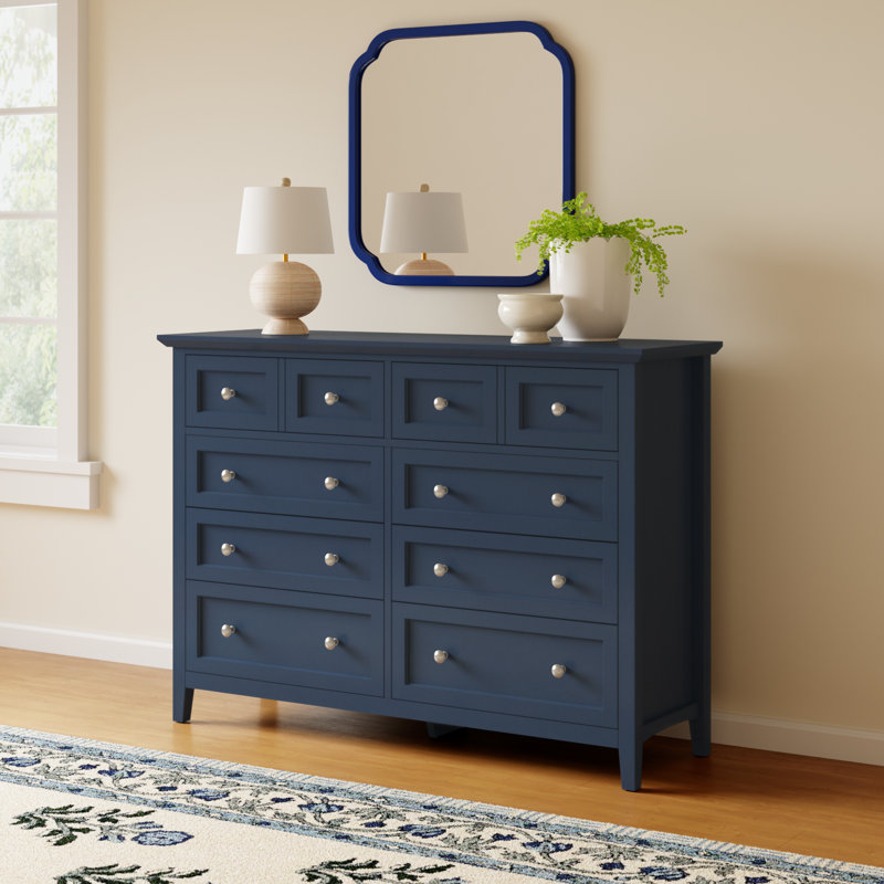 Renee 8 - Drawer Dresser, Blue