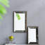 Miroir rectangulaire avec détails floraux-523277807