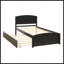 Lit plateforme simple avec lit gigogne-1308350739