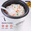 GEEPAS Rice Cooker with Steamer | Keep Warm Function | Automatic Cooking Non-Stick Inner Pot | Make Rice & Steam Healthy Vegetables | Includes Measuring Cup, Spatula & Tempered Lid-145420143