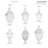 Alexavier 3 - Light Outdoor Hanging Lantern-2122974145
