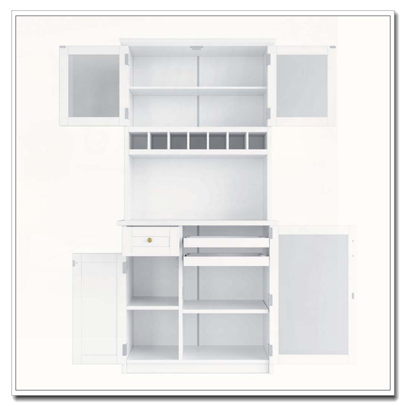 Armoire de cuisine Farmhouse, Blanc