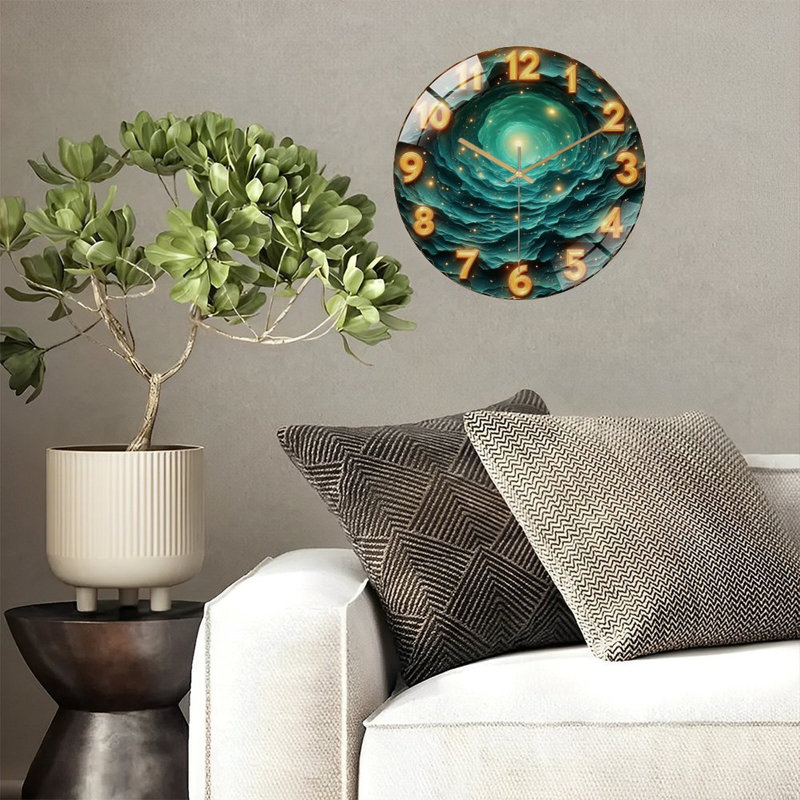 Horloge murale cosmique 12 po