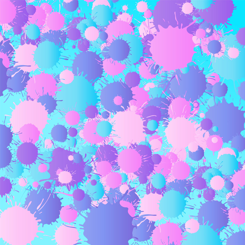 Rose, fond bleu, H 12 po x l 12 po