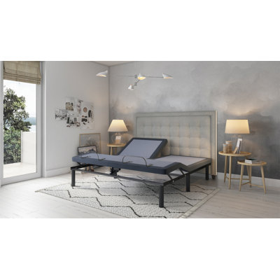 Flex Head Adjustable Bed Base With Head And Foot Position Adjustment