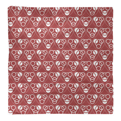 Serviette de table en coton classique Circles Waves