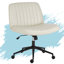 Fauteuil de bureau à accoudoirs croisés de 26 po Aguilera-2124729321-2096535494