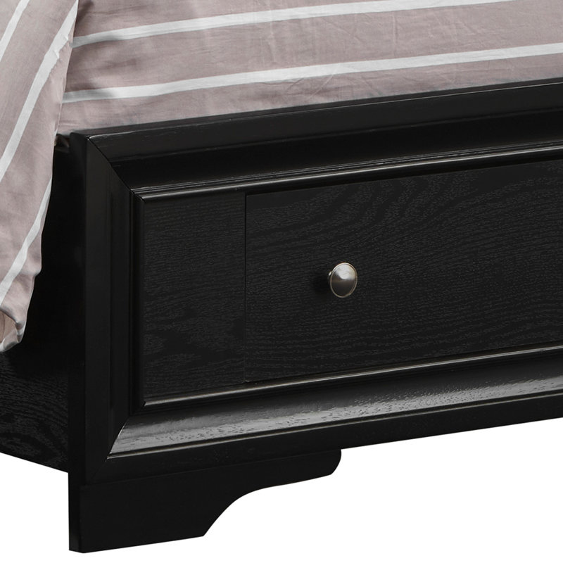 Brayden Twin Storage Bed, Black