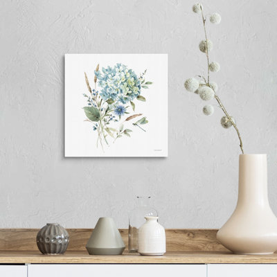 " Bohemian Blue 03 On White " by Lisa Audit Painting Print
