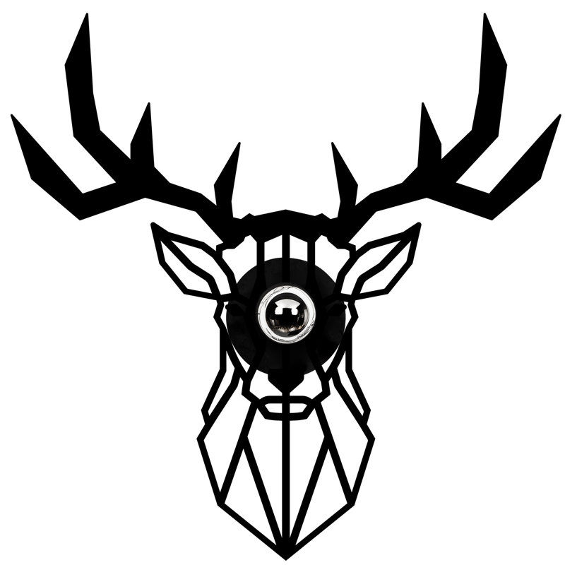 Castoria Deer Flush Mounted Sconce