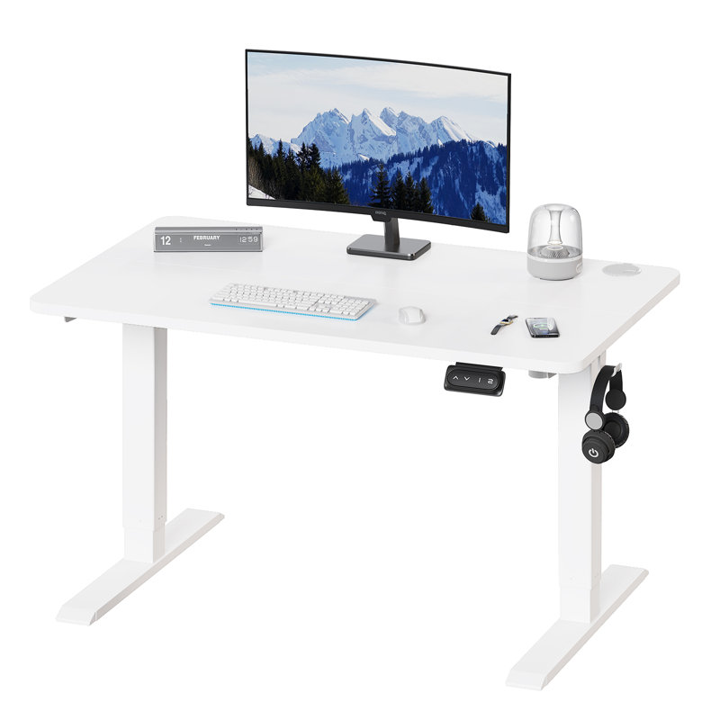 Alvana 100Cm W Height Adjustable Rectangular Standing Desk