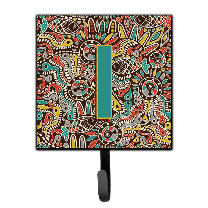 Porte-laisse et crochet mural rétro tribal, I