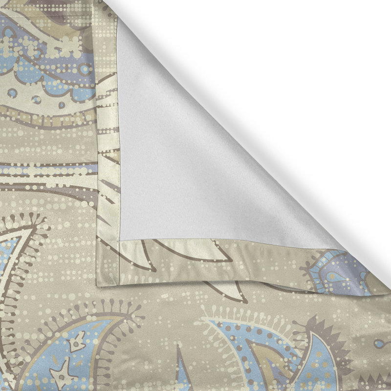 Polyester Semi Sheer Curtain Pair, 140cm W x 400cm L