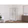 DeerValley Shower Base in White with Single Threshold and Center Drain, Non-slip Design