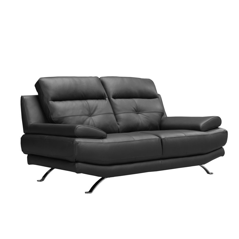 London 2-Seat Sofa, Black