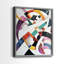 Série ABSTRACT LXIV - reproduction encadrée de qualité supérieure - prête à être accrochée - aucun clou requis - aucun clou requis-40033249-40033276