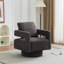 Fauteuil d'appoint 29 po à accoudoirs carrés et rembourrés à boucle ouverte 29,13 po de largeur