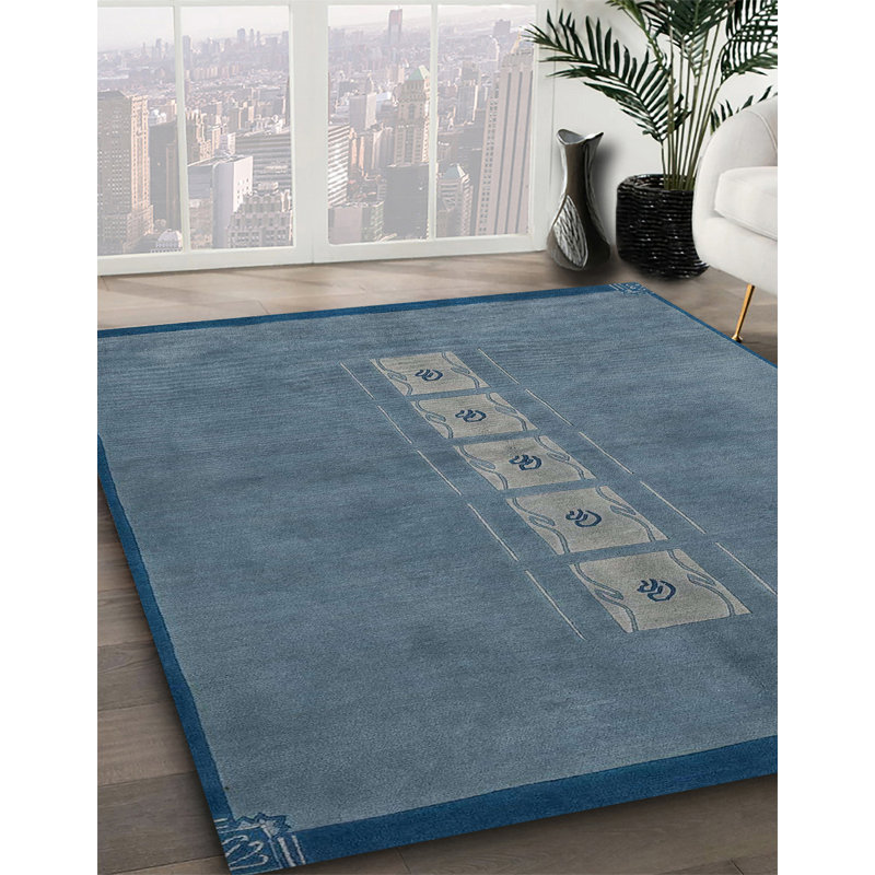 Abstract Indoor Rug, Round 6'