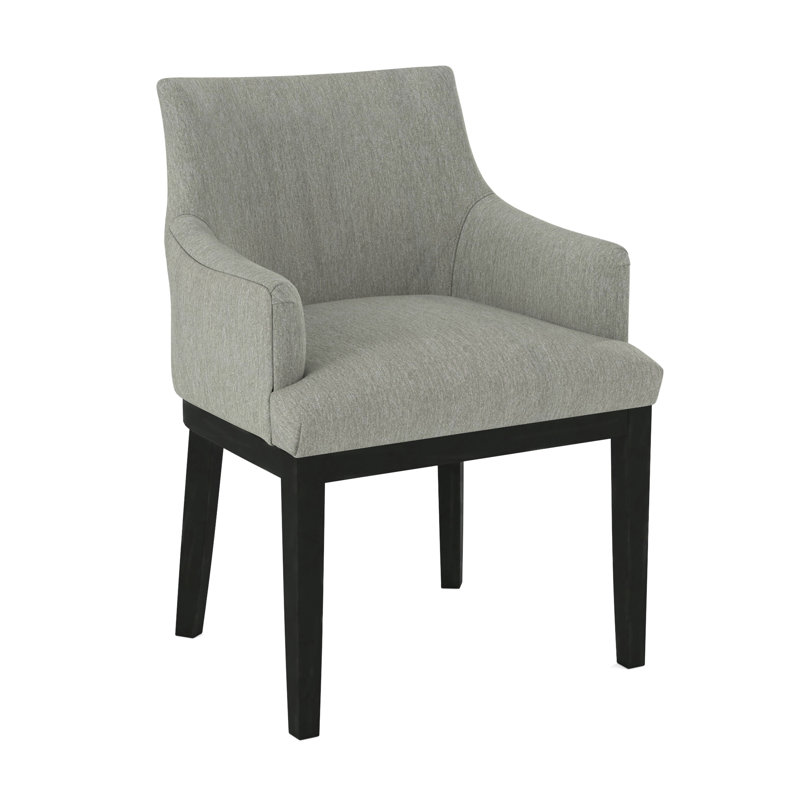 19'' H Upholstered Armchair, Black, 61479-72