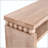 Modern Rustic Console Table with Open Shelf