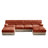 U-shaped, breathable, comfortable fringe-trimmed sofa-128969670-128969669