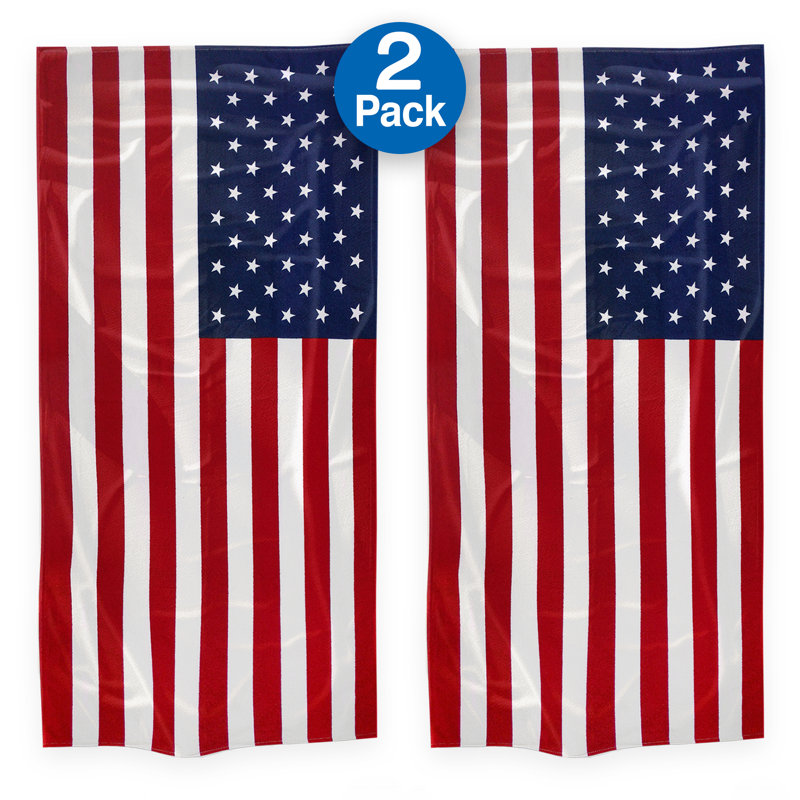 Jesup American Flag Beach Towel | 100% Cotton Patriotic Stars and Stripes 30"x60"