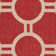 Arneshia Geometric Red/Bone Area Rug